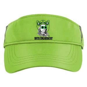 Ben Drankin Benjamin Franklin St Patricks Day Adult Drive Performance Visor