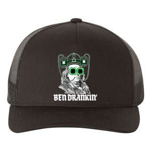 Ben Drankin Benjamin Franklin St Patricks Day Yupoong Adult 5-Panel Trucker Hat