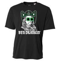 Ben Drankin Benjamin Franklin St Patricks Day Cooling Performance Crew T-Shirt