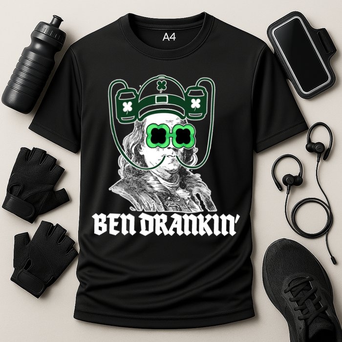 Ben Drankin Benjamin Franklin St Patricks Day Performance Shirt