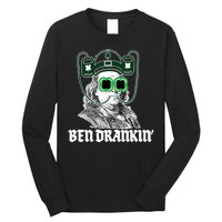 Ben Drankin Benjamin Franklin St Patricks Day Long Sleeve Shirt