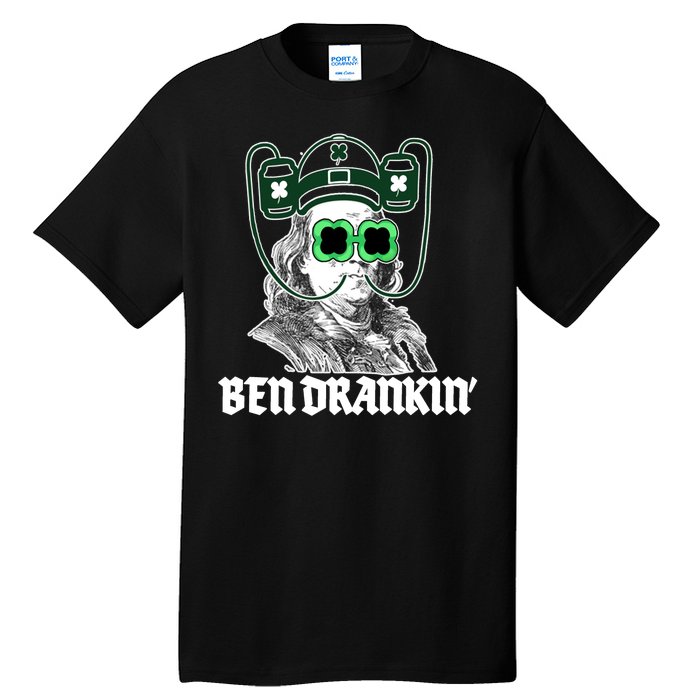 Ben Drankin Benjamin Franklin St Patricks Day Tall T-Shirt