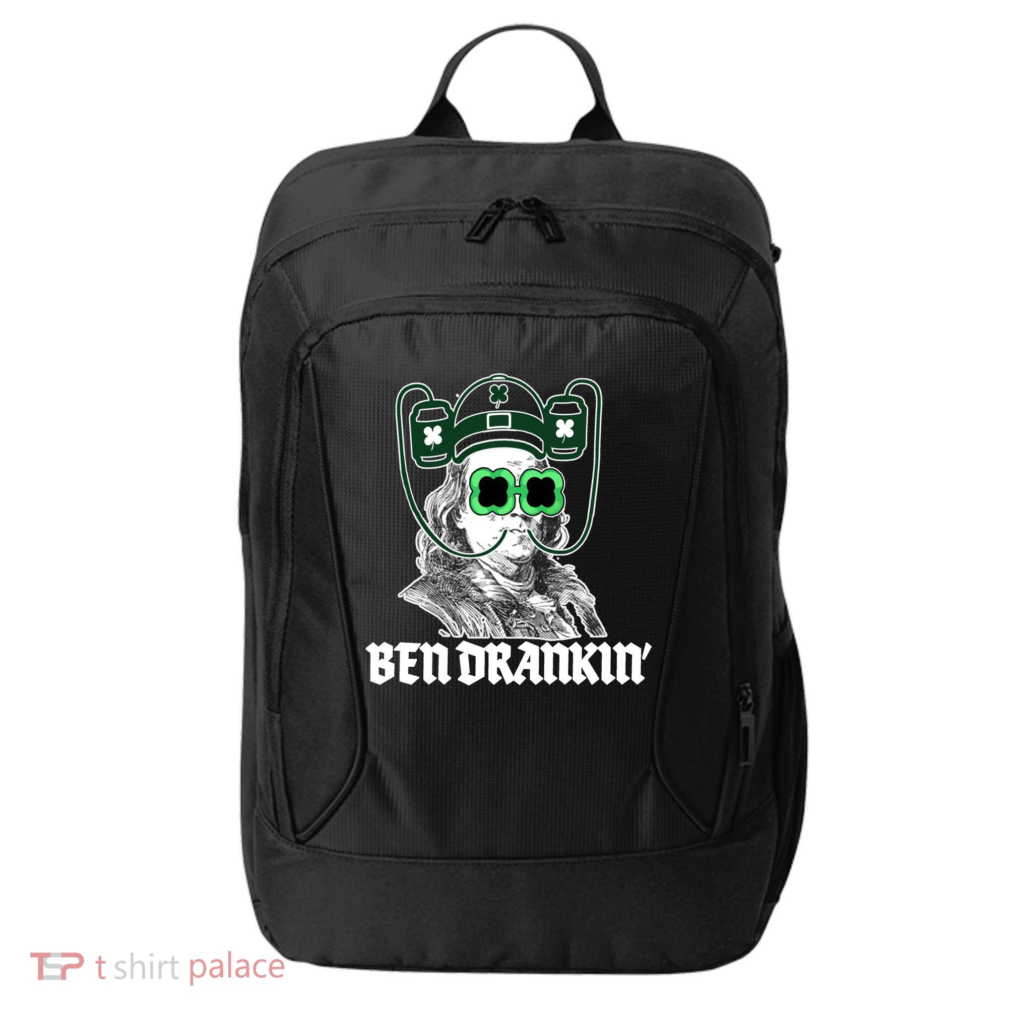 Ben Drankin Benjamin Franklin St Patricks Day City Backpack