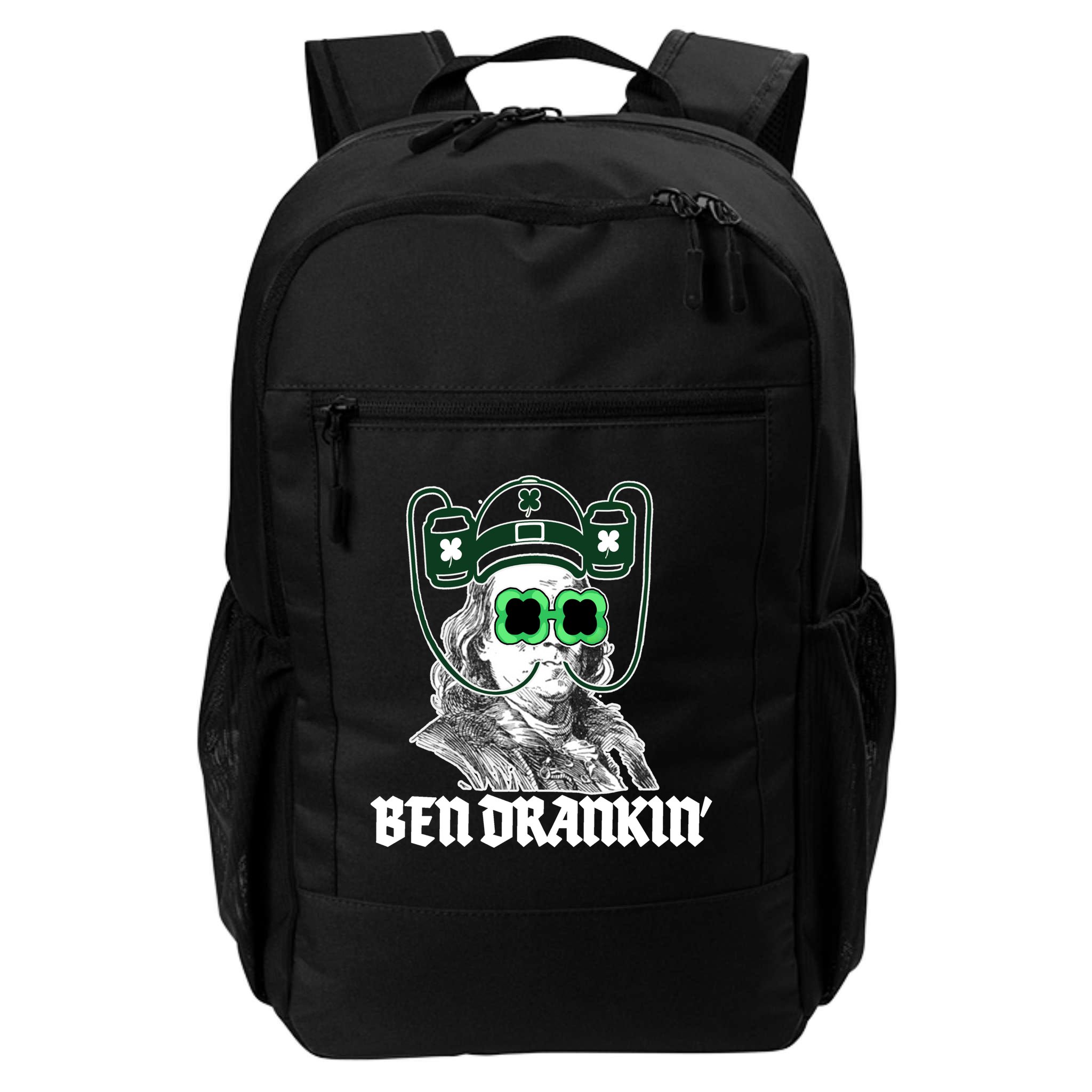 Ben Drankin Benjamin Franklin St Patricks Day Backpack