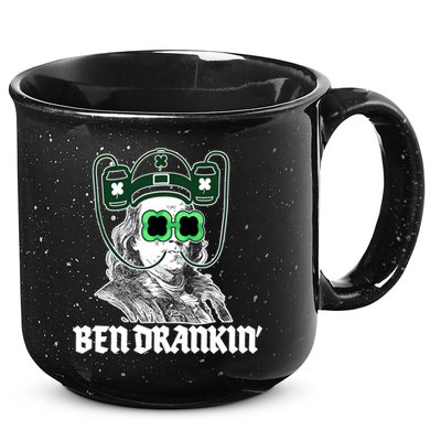 Ben Drankin Benjamin Franklin St Patricks Day 15oz Campfire Ceramic Mug