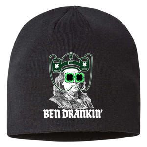 Ben Drankin Benjamin Franklin St Patricks Day Sustainable Beanie