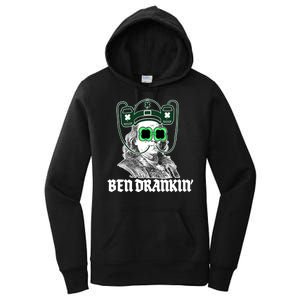 Ben Drankin Benjamin Franklin St Patricks Day Women's Pullover Hoodie