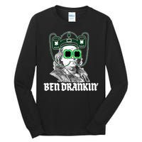 Ben Drankin Benjamin Franklin St Patricks Day Tall Long Sleeve T-Shirt