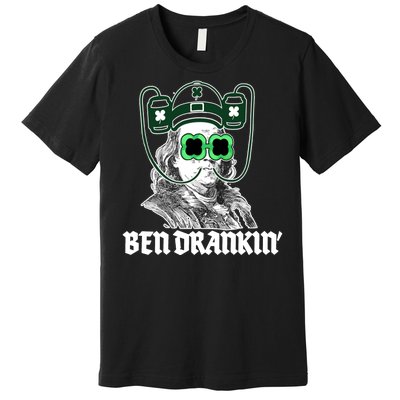 Ben Drankin Benjamin Franklin St Patricks Day Premium T-Shirt