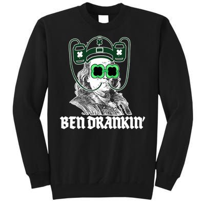 Ben Drankin Benjamin Franklin St Patricks Day Tall Sweatshirt