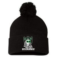 Ben Drankin Benjamin Franklin St Patricks Day Pom Pom 12in Knit Beanie