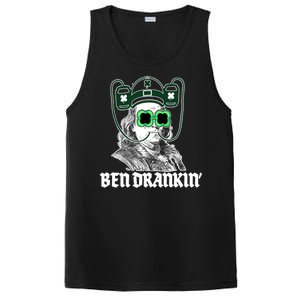 Ben Drankin Benjamin Franklin St Patricks Day PosiCharge Competitor Tank