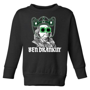 Ben Drankin Benjamin Franklin St Patricks Day Toddler Sweatshirt