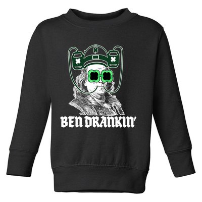 Ben Drankin Benjamin Franklin St Patricks Day Toddler Sweatshirt