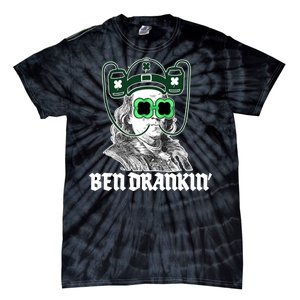 Ben Drankin Benjamin Franklin St Patricks Day Tie-Dye T-Shirt