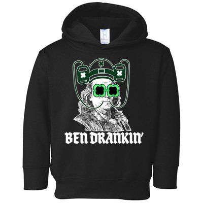 Ben Drankin Benjamin Franklin St Patricks Day Toddler Hoodie