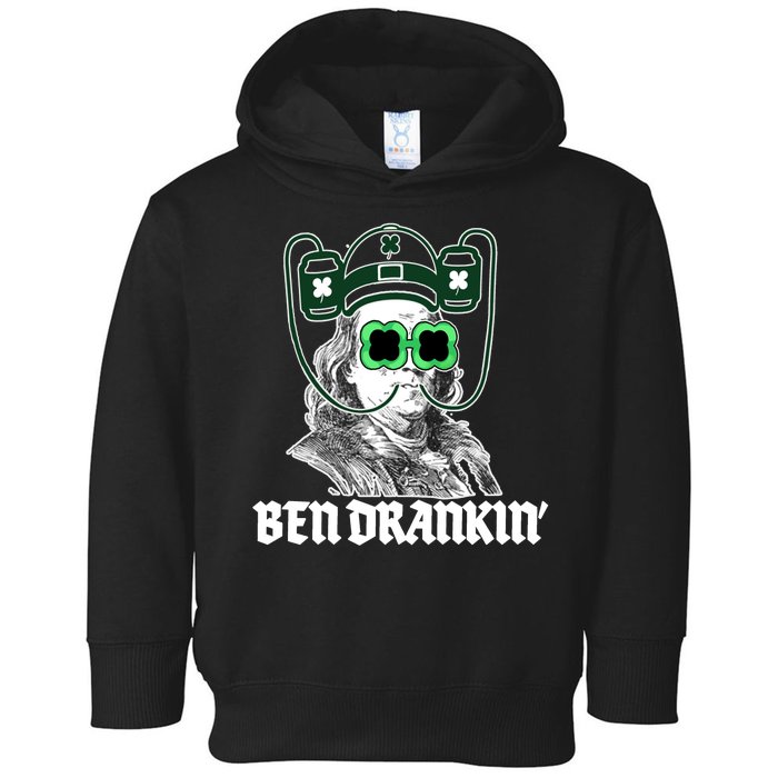 Ben Drankin Benjamin Franklin St Patricks Day Toddler Hoodie