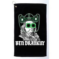 Ben Drankin Benjamin Franklin St Patricks Day Golf Towel