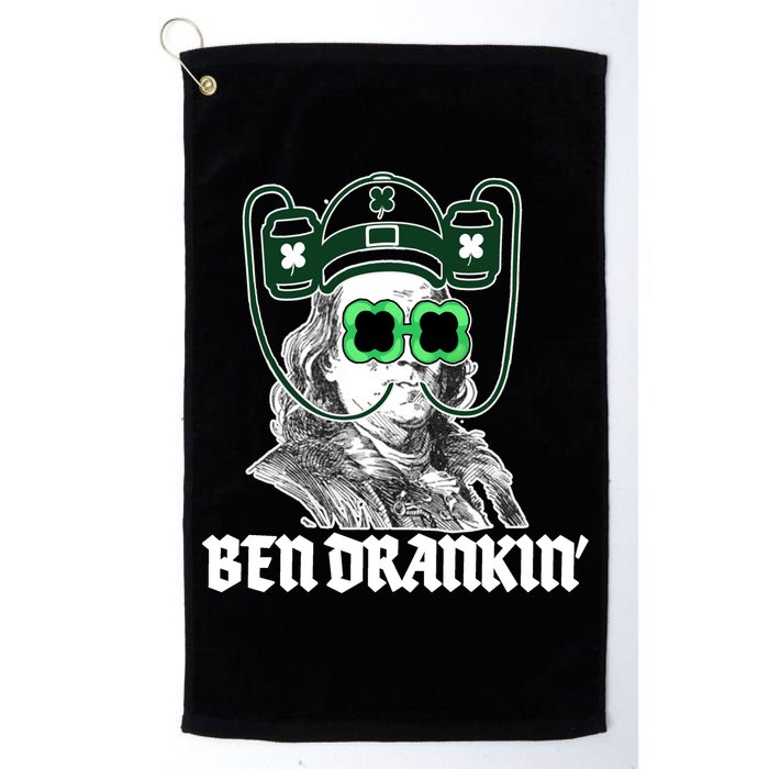 Ben Drankin Benjamin Franklin St Patricks Day Golf Towel