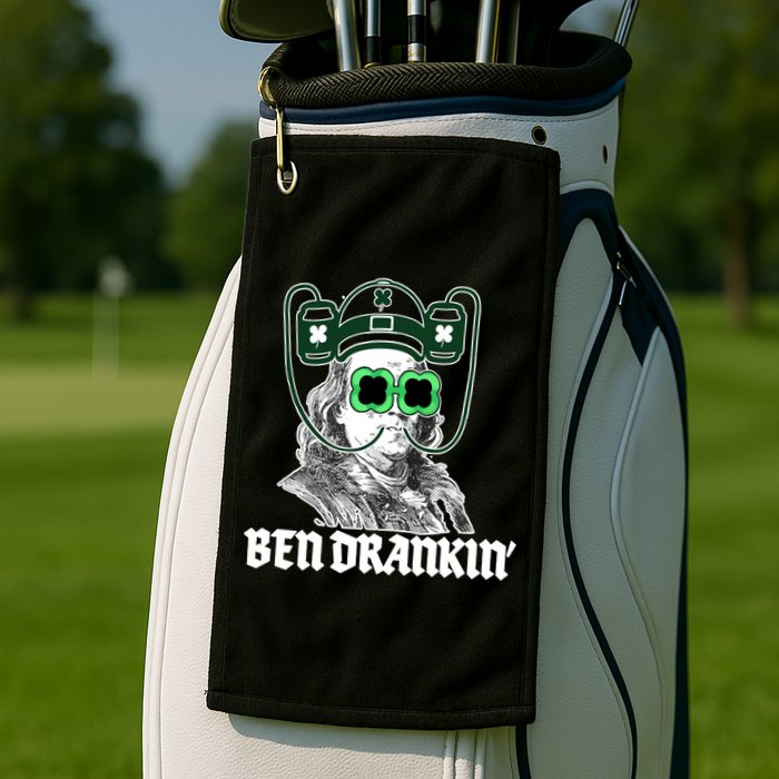 Ben Drankin Benjamin Franklin St Patricks Day Golf Towel