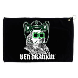 Ben Drankin Benjamin Franklin St Patricks Day Grommeted Golf Towel