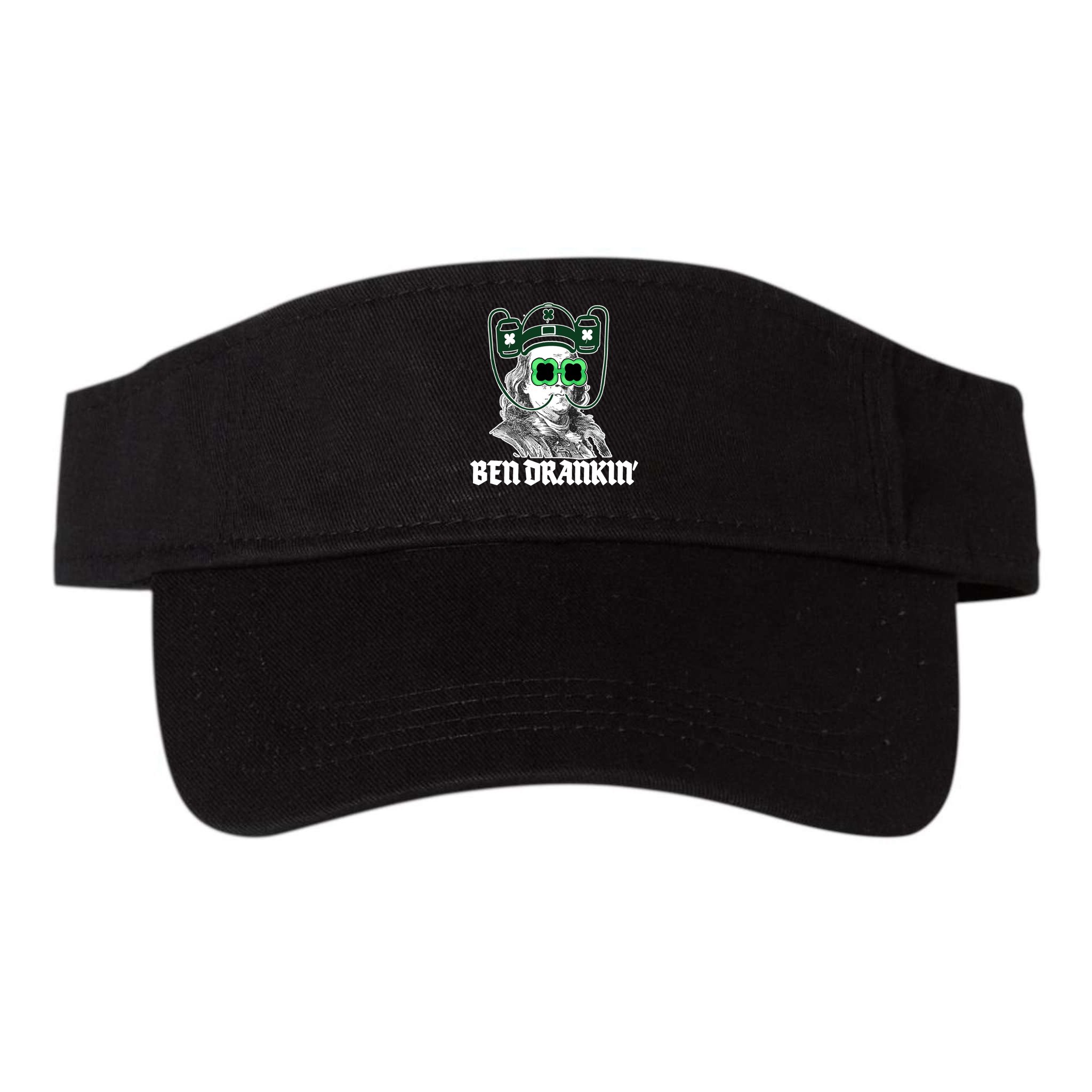 Ben Drankin Benjamin Franklin St Patricks Day Visor