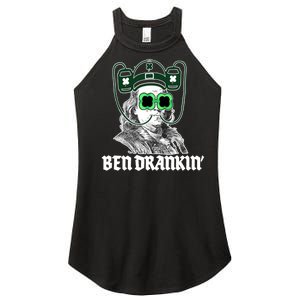 Ben Drankin Benjamin Franklin St Patricks Day Women's Perfect Tri Rocker Tank