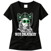 Ben Drankin Benjamin Franklin St Patricks Day Womens T-Shirt