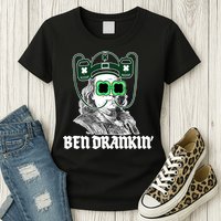 Ben Drankin Benjamin Franklin St Patricks Day Womens T-Shirt