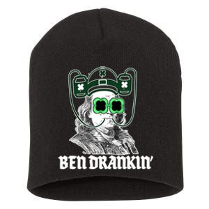 Ben Drankin Benjamin Franklin St Patricks Day Short Acrylic Beanie