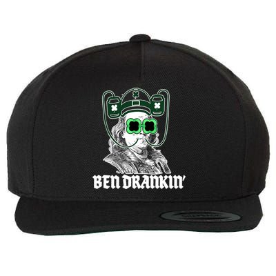 Ben Drankin Benjamin Franklin St Patricks Day Wool Snapback Cap