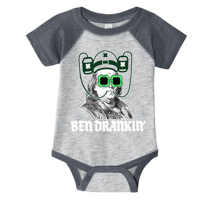 Ben Drankin Benjamin Franklin St Patricks Day Infant Baby Jersey Bodysuit