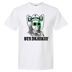 Ben Drankin Benjamin Franklin St Patricks Day Garment-Dyed Heavyweight T-Shirt