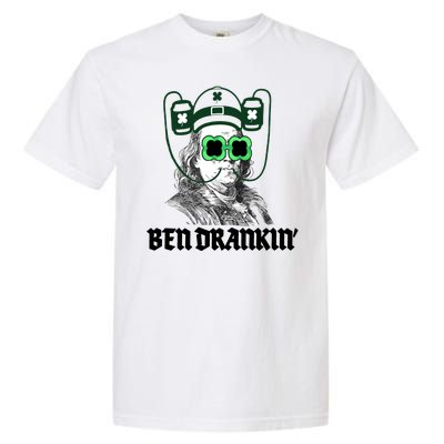 Ben Drankin Benjamin Franklin St Patricks Day Garment-Dyed Heavyweight T-Shirt