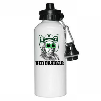 Ben Drankin Benjamin Franklin St Patricks Day Aluminum Water Bottle