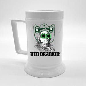 Ben Drankin Benjamin Franklin St Patricks Day Beer Stein