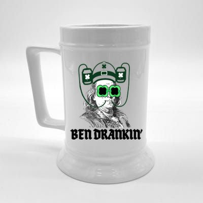 Ben Drankin Benjamin Franklin St Patricks Day Beer Stein