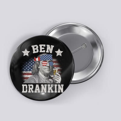 Ben Drankin Party Vintage USA Button