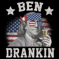 Ben Drankin Party Vintage USA 7-Panel Snapback Hat