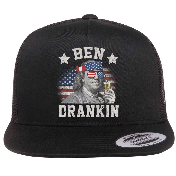 Ben Drankin Party Vintage USA Flatbill Hat