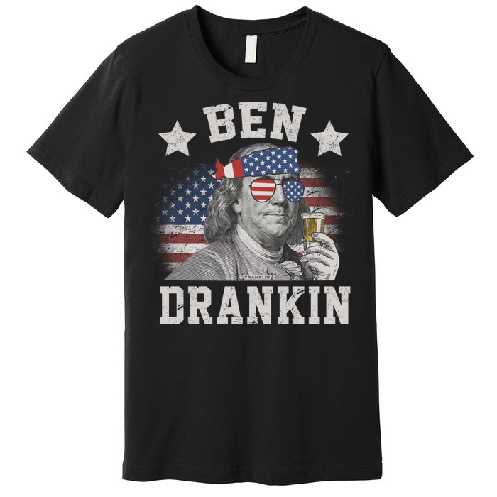 Ben Drankin Party Vintage USA Premium T-Shirt