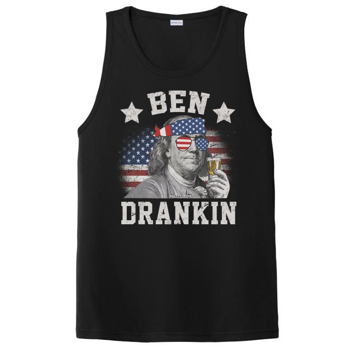 Ben Drankin Party Vintage USA PosiCharge Competitor Tank