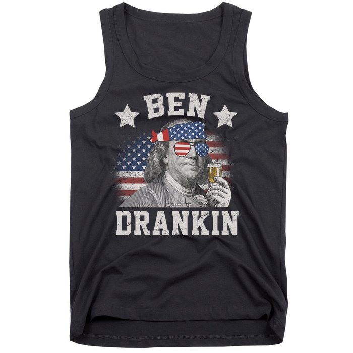 Ben Drankin Party Vintage USA Tank Top