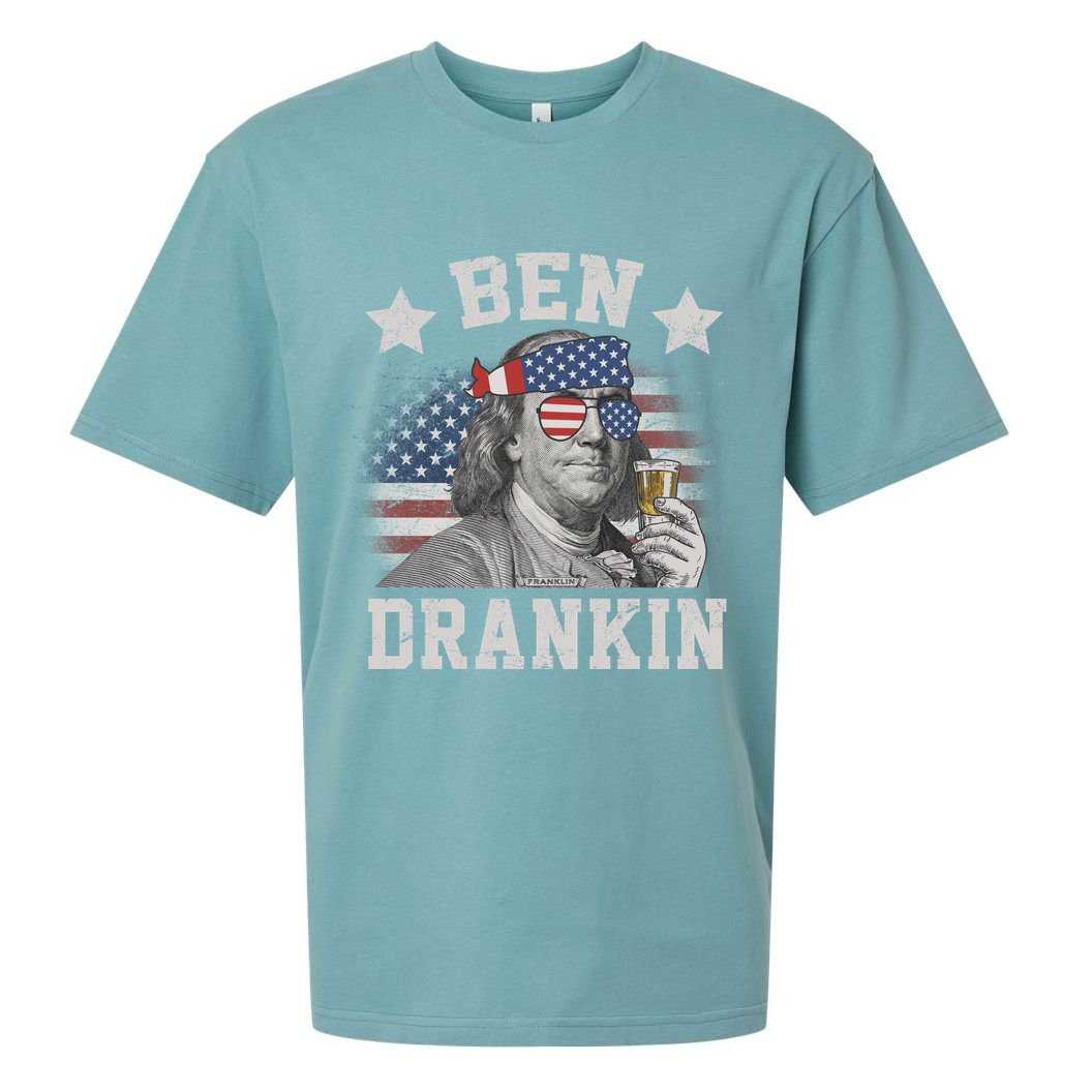 Ben Drankin Party Vintage USA Sueded Cloud Jersey T-Shirt