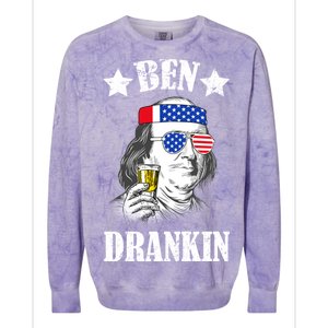 Ben Drankin USA Patriotic Colorblast Crewneck Sweatshirt