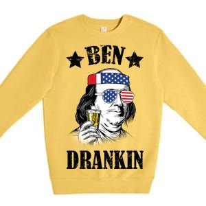 Ben Drankin USA Patriotic Premium Crewneck Sweatshirt