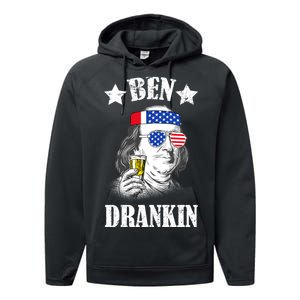 Ben Drankin USA Patriotic Performance Fleece Hoodie