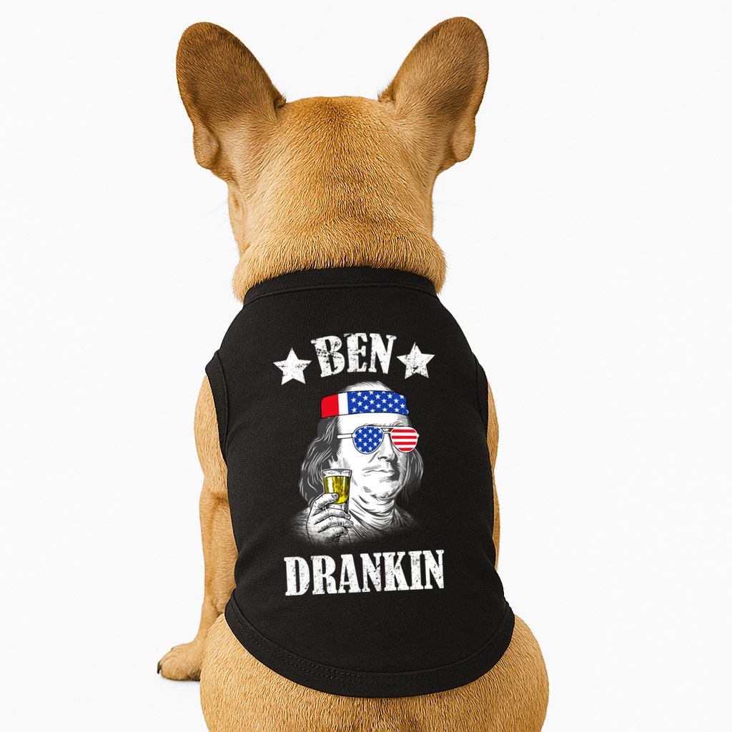 Ben Drankin USA Patriotic Doggie Tank
