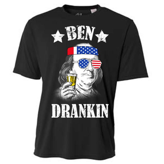 Ben Drankin USA Patriotic Cooling Performance Crew T-Shirt