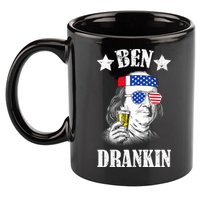 Ben Drankin USA Patriotic 11oz C Handle Ceramic Mug